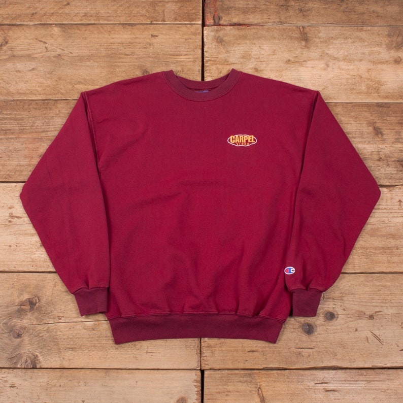 champion red jumper