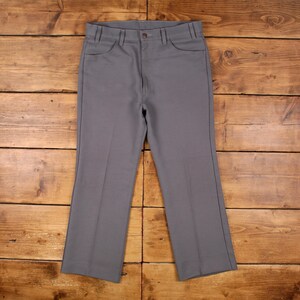 Vintage Levis Trousers Pants Slacks 36x29 Mens 90s Grey Straight