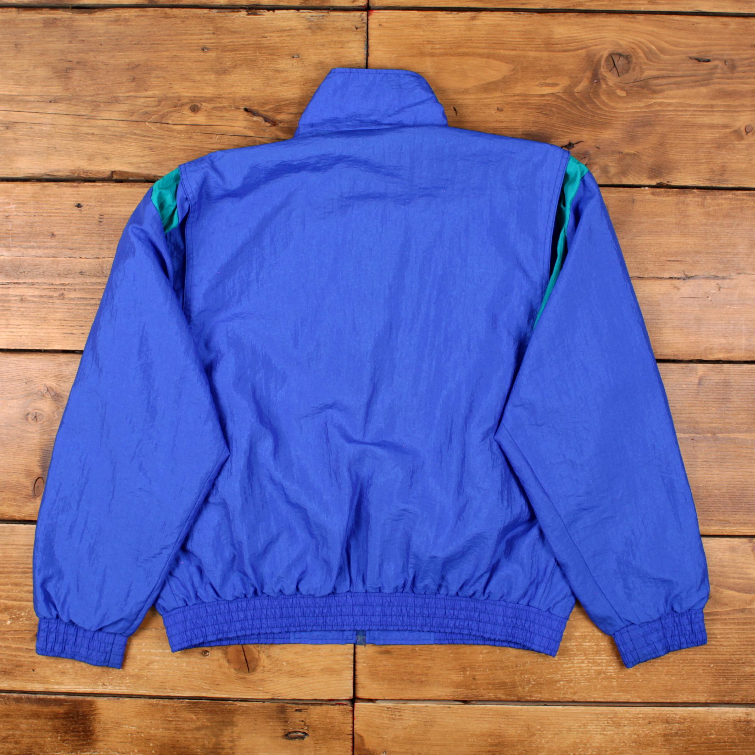 Vintage CSE Girard Windbreaker Jacket L 90s USA Made Blue - Etsy