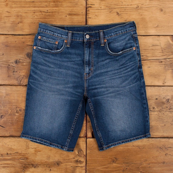 Vintage Levis Denim Shorts 33 502 Red 