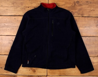 Vintage Timberland Outdoor Jacket L Fleece Fleece Blue