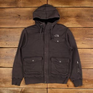 Vintage North Face Outdoor Jacket M Bomber Grey