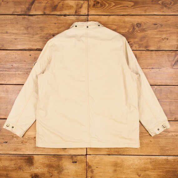 Vintage Eddie Bauer Workwear Jacket XL Utility Pocket Beige Vintage Eddie Bauer Workwear Jacket XL Utility Pocket Beige