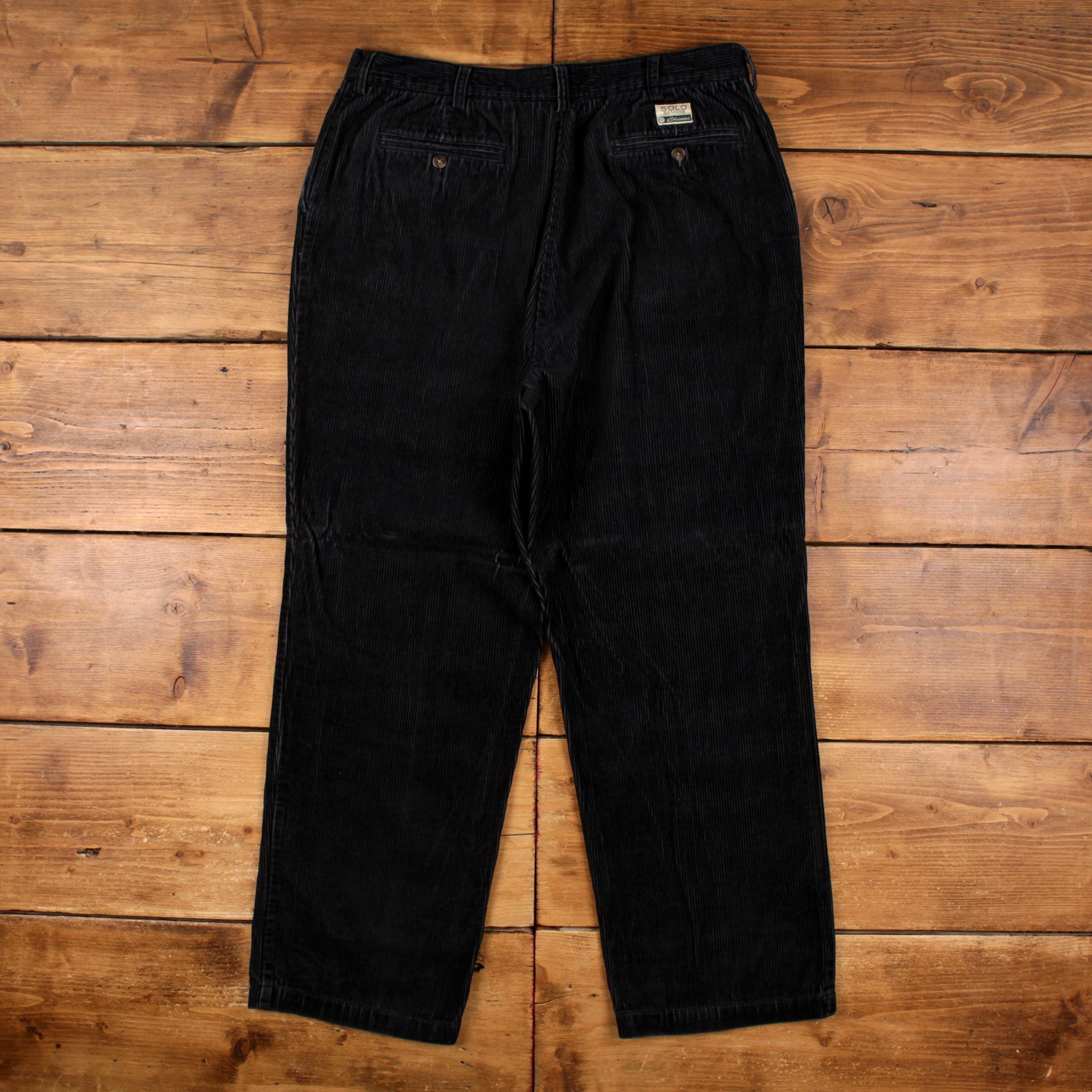 Vintage Solo Semore Cord Corduroy Pants Trousers 36x32 90s Mens 