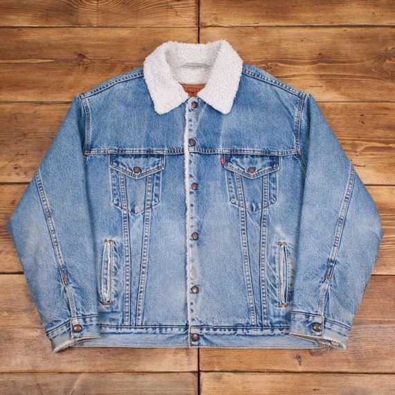 vintage levi sherpa jacket
