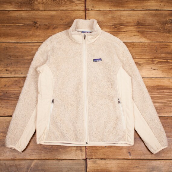 Womens Vintage Patagonia Beige Full Zip 