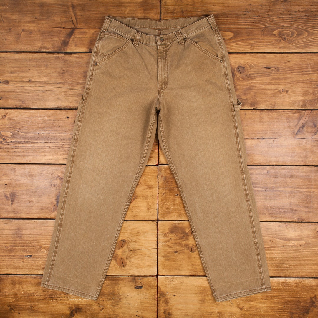 Lee Dungarees Denim Painter Pants for Men, W32 equivalent unclear navy blue type Vintage Second Hand