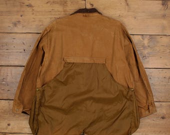 【70s】Vintage Sears Hunting Jacket Talon Vintage Sears Workwear Jacket XL 70s Hunting Talon Zip Brown