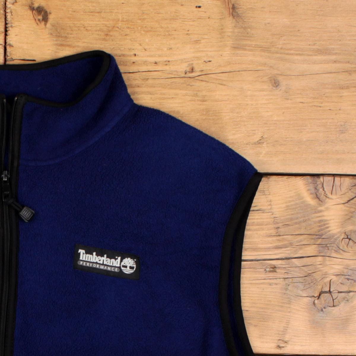Vintage Timberland Outdoor Gilet XL 90s Fleece Vest USA Made Blue 