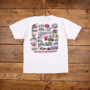 Vintage Gildan Graphic T Shirt L 90s Colorado Pubs White Tee - Etsy