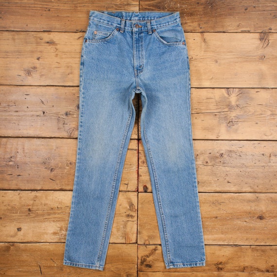 Vintage Levis 501 Jeans 31 X 32 90s Stonewash Straight Blue Womens 