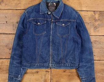 Vintage 70s Montgomery Ward Denim Jacket With Blanket Lining - Etsy