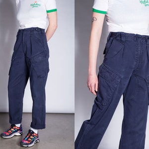 Pantalones Cargo militares para mujer, pantalón táctico de algodón verde  militar con múltiples bolsillos, abertura de