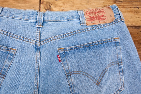 Vintage Levis Denim Shorts 42 Levi 501 