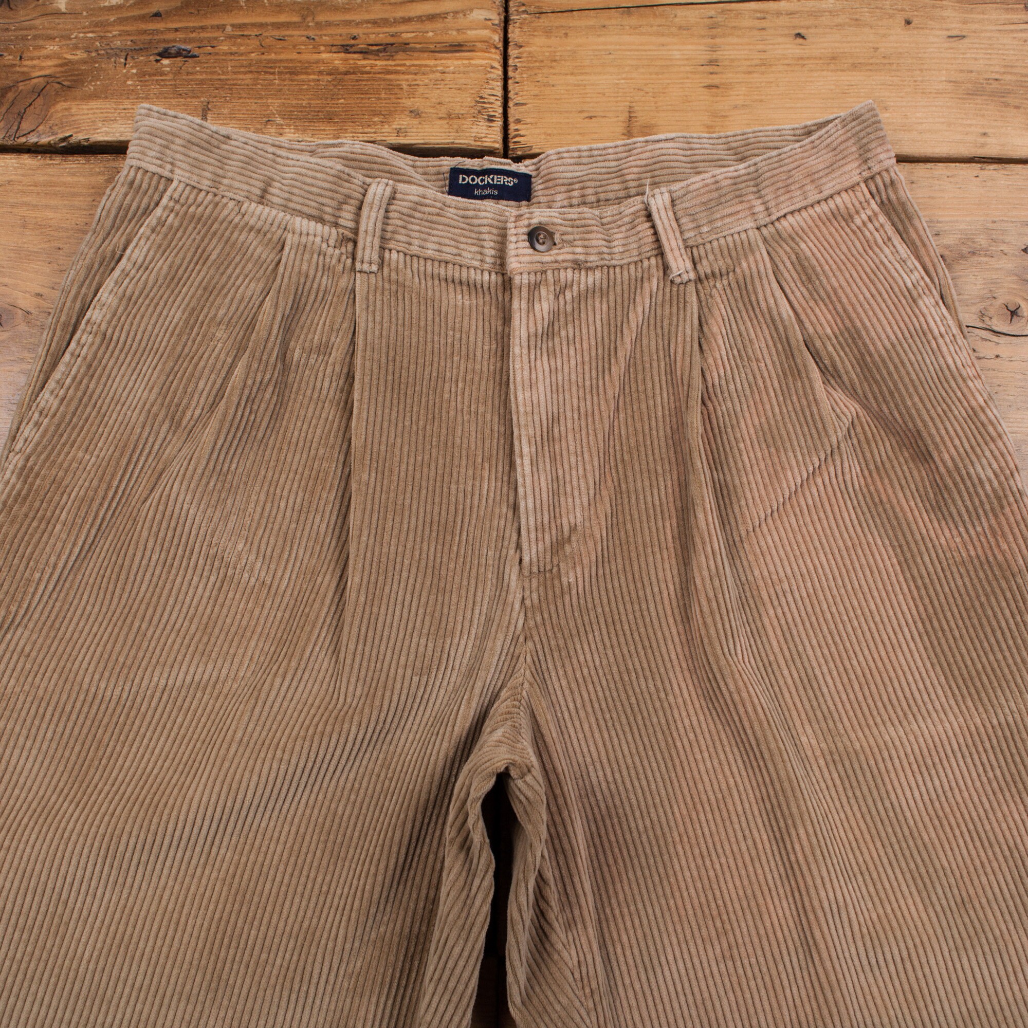 Vintage Dockers Cord Corduroy Pants Trousers 34x27 90s