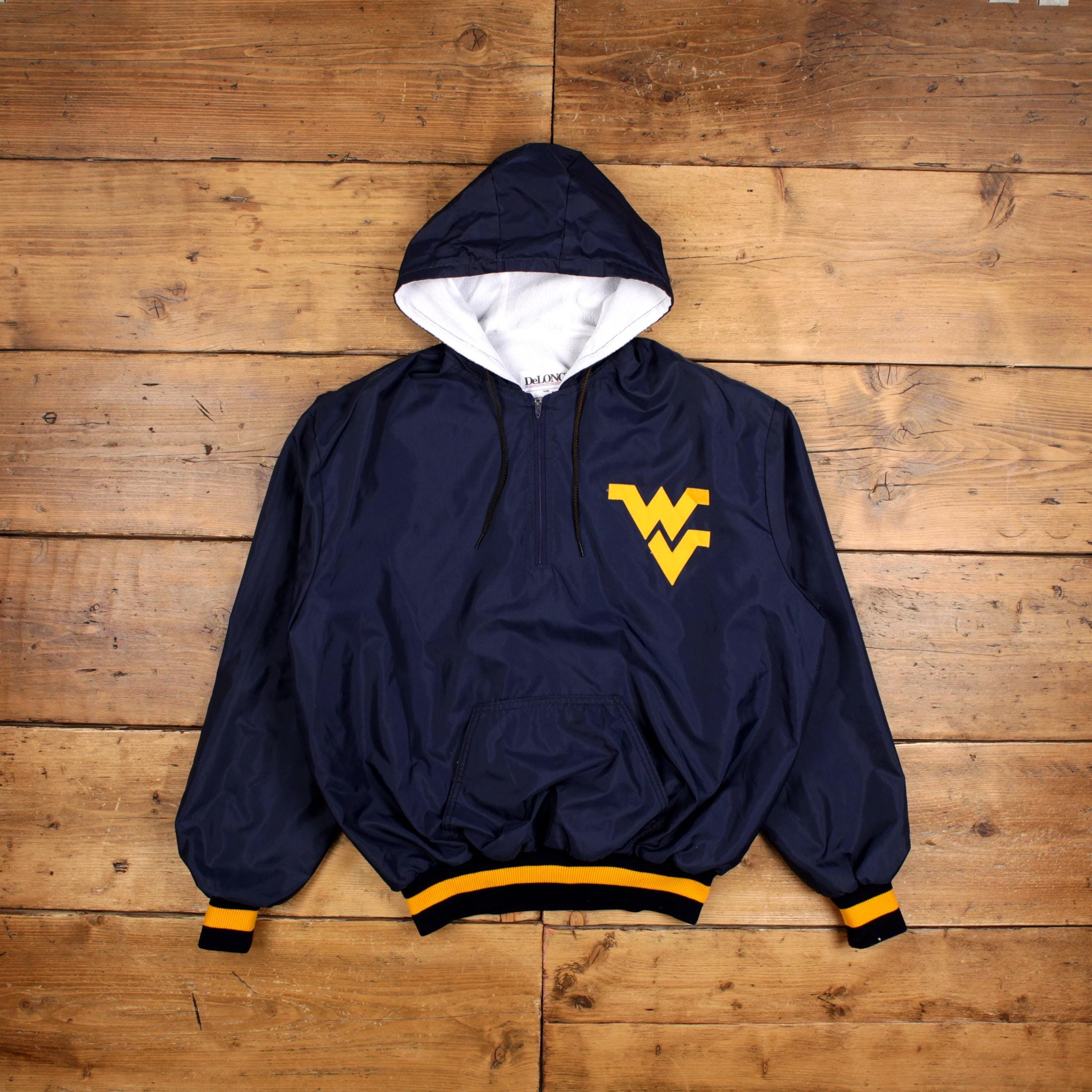 ダブルデッカー＊ビートルズ英国旗ユニオンジャック＊ビンテージ80sエナメル Vintage Delong Windbreaker Jacket XL 90s West Virginia Volleyball