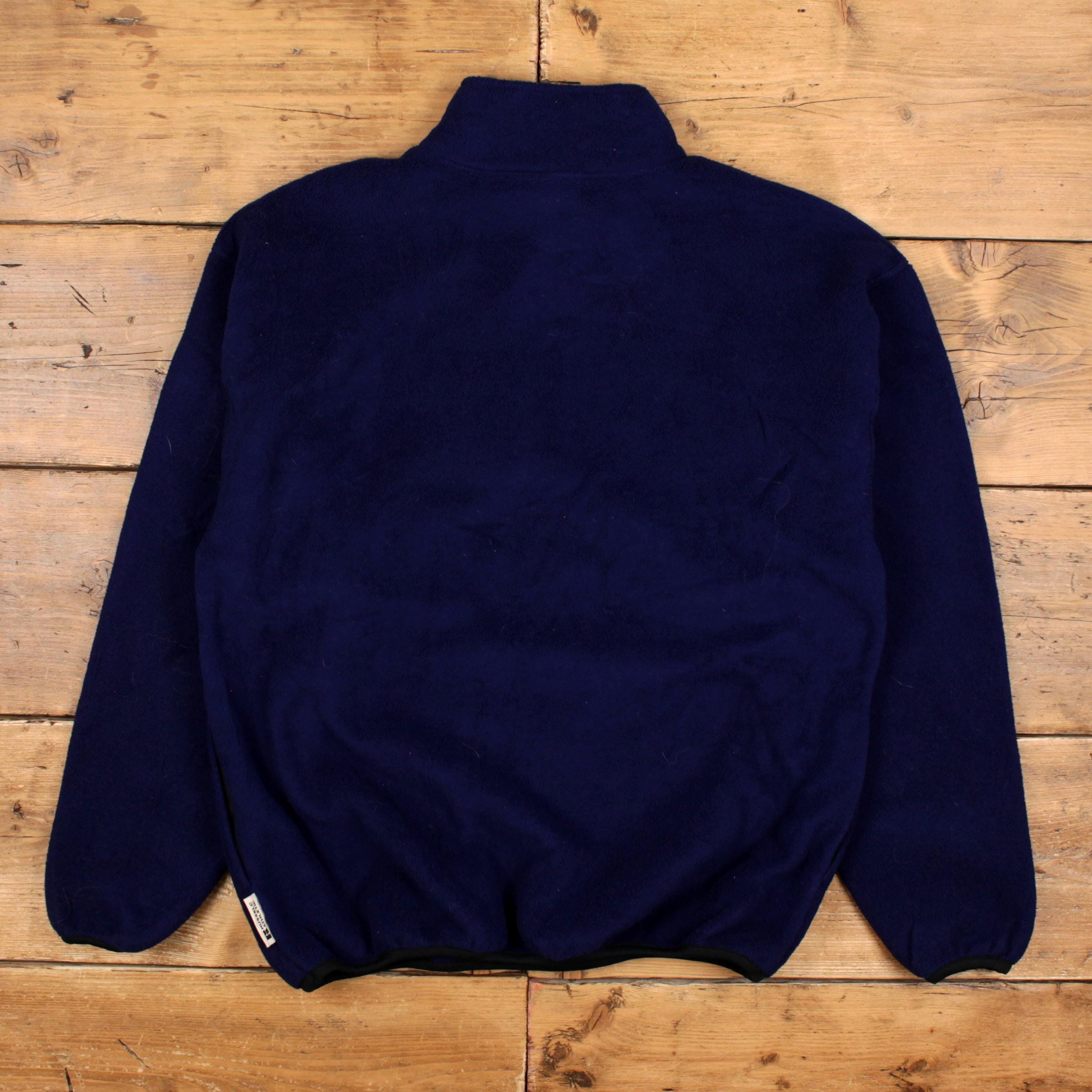Vintage Russell Athletic Outdoor Jacket XL 90s Fleece Fleece Blue