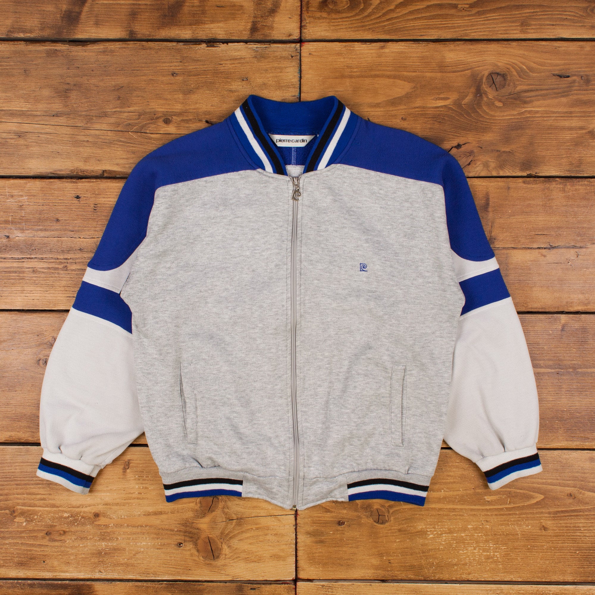 Vintage Pierre Cardin Track Jacket M 90s Sweatshirt Full Zip
