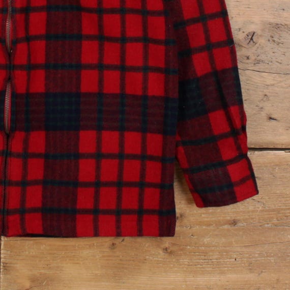 Vintage Ralph Lauren Wool Jacket M 90s Full Zip Overshirt