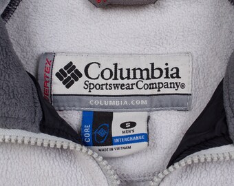 Vintage Columbia Fleece Jacket S Gorpcore 90s Vertex Full