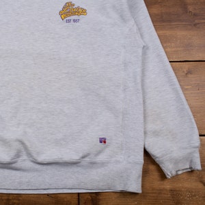 Vintage Russell Athletic Logo Sweatshirt XL 90s Heavyweight Heather Roundneck image 9