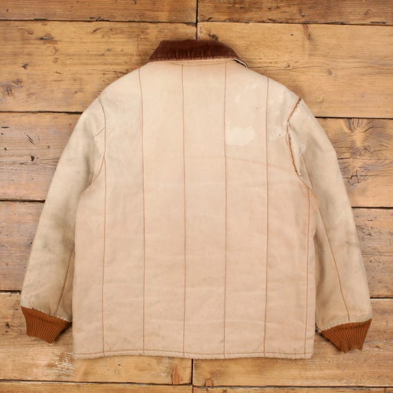 Vintage Walls Workwear Jacket L Mens 90s Beige Blizzard Pruf