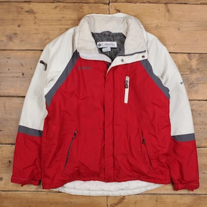 Vintage Columbia Outdoor Jacket L Padded Windbreaker Red