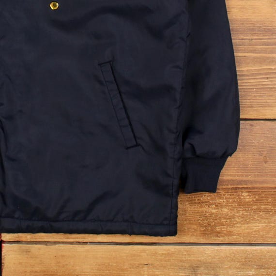 Vintage Sportsmaster Coach Jacket L 80s Lined Graphic USA Made