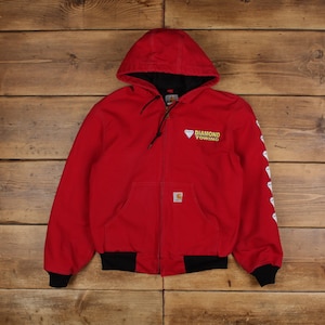 Carhartt レッド フード付きジャケット Carhartt フード付きジャケットレッド赤色