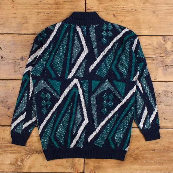 トップス Geometric Pattern Knitted Top - blue il_fullxfull.1991054424_7jl4.jpg