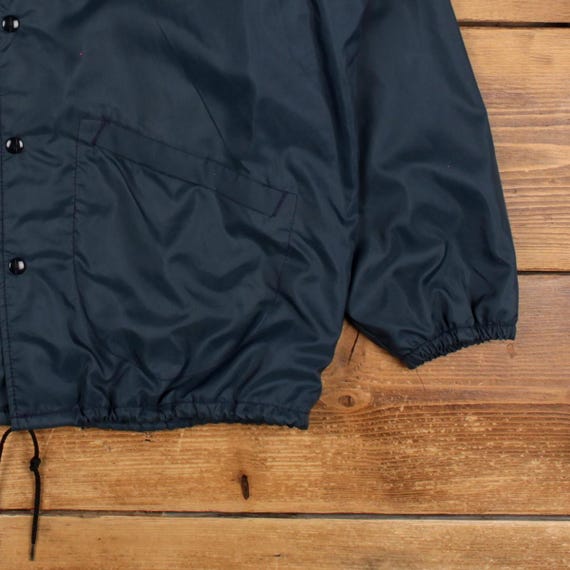 Vintage Dunbrooke Coach Jacket L Mens USA Made 90s Blue