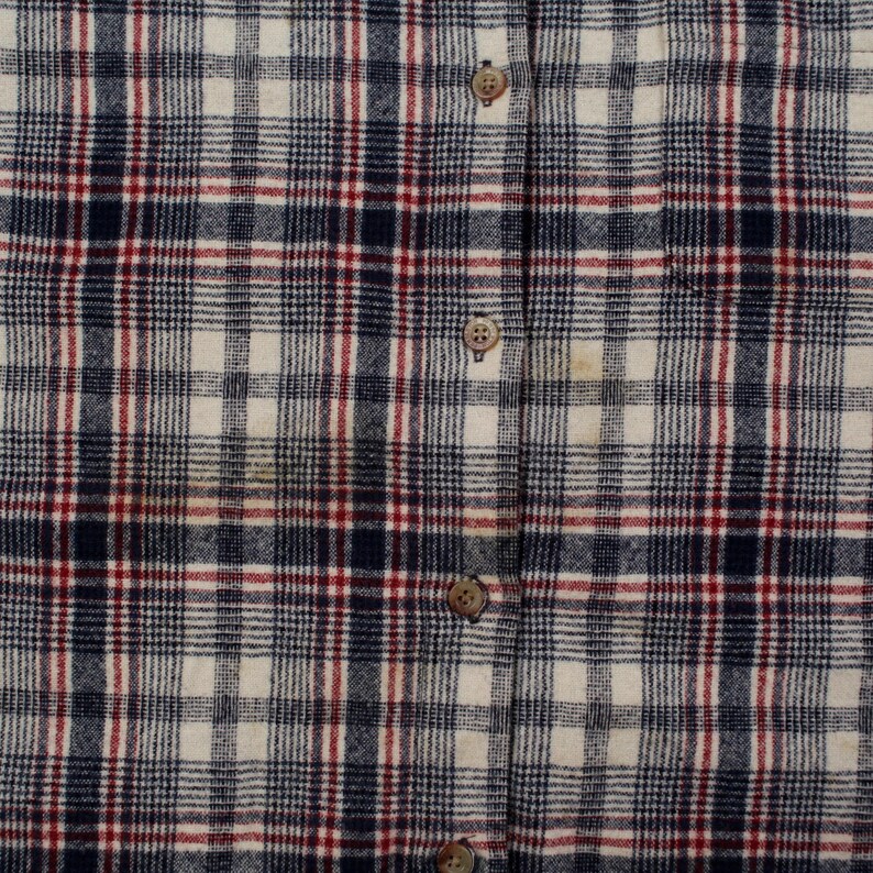 Vintage Pendleton Wool Flannel Shirt Plaid L Womens Long Sleeve Heritage Outdoor image 4