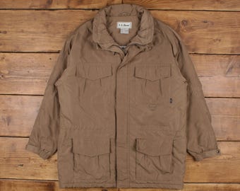 Giacca da esterno vintage L.L.Bean L marrone