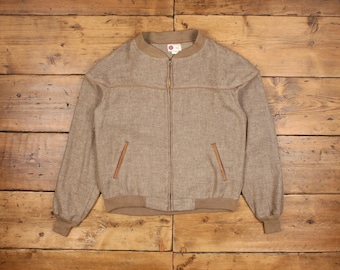 Vintage Sears Track Jacket M 70s Two Stripes Blue Womens Zip - Etsy