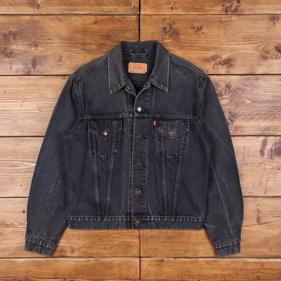 Vintage Levis Denim Jacket Medium Red 