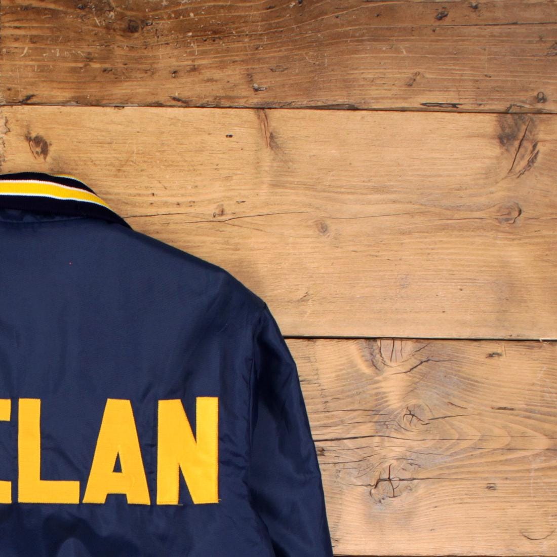 ヴィンテージ デロング バーシティ ジャケット S 80 年代 ボンバー USA