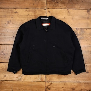Vintage Workwear Jacket M Mechanic Eisenhower Black