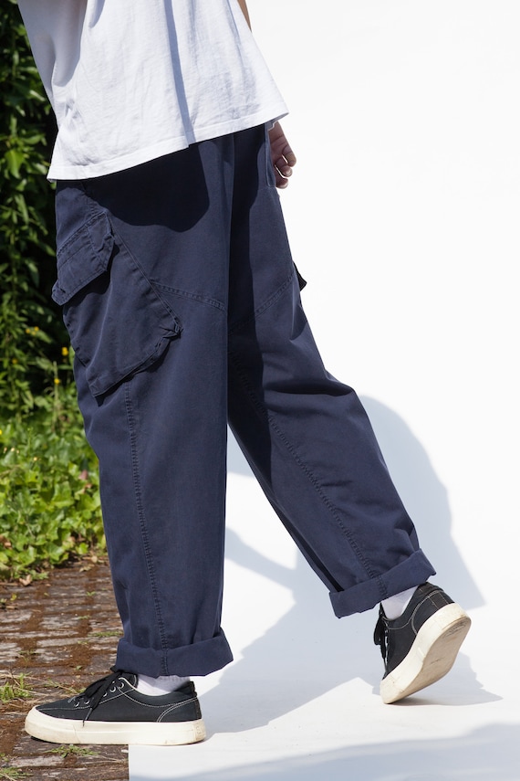 Cargo trouser – navy blue