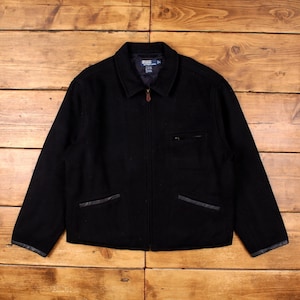 Vintage Polo Ralph Lauren Wool Jacket XL Blue