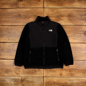 Vintage North Face Outdoor Jacket S Denali Fleece Black Womens