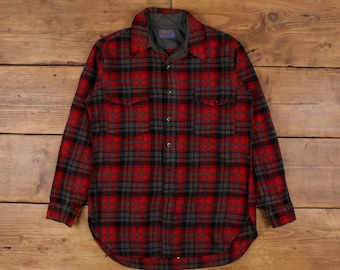 【70s  vintage】sears WESTERN WEAR Check Vintage 70s Sears Western Wear Brown Plaid Long Sleeve Shirt