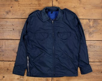 Vintage Workwear Jacket L 70s Ring Pull Blue - Etsy Canada