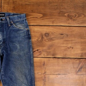 Vintage Wrangler Jeans Hose Hose 29x32 FR Denim Unisex Gerade Blau Bild 8