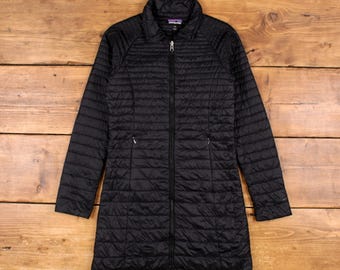 Vintage Patagonia Steppjacke XS Vosque Schwarz Damen