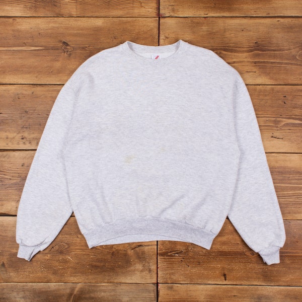 90'S Jerzees Plain Blank Sweatshirt Trainer Made in USA Men's L Size Vintage /eaa479786