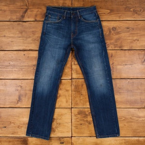 Vintage Levis 505 Jeans 30 x 29 Stonewash Straight Blue Red Tab Denim