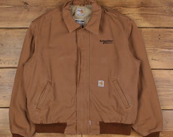 カーハート ダック サンタフェ ジャケット J14 DKB Carhartt J14 DKB Lined Duck Canvas Cowboy Collar Jacket