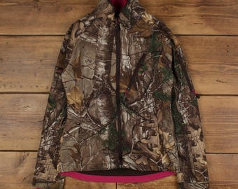 Vintage Realtree Outdoor Jacket S Camouflage Green Womens