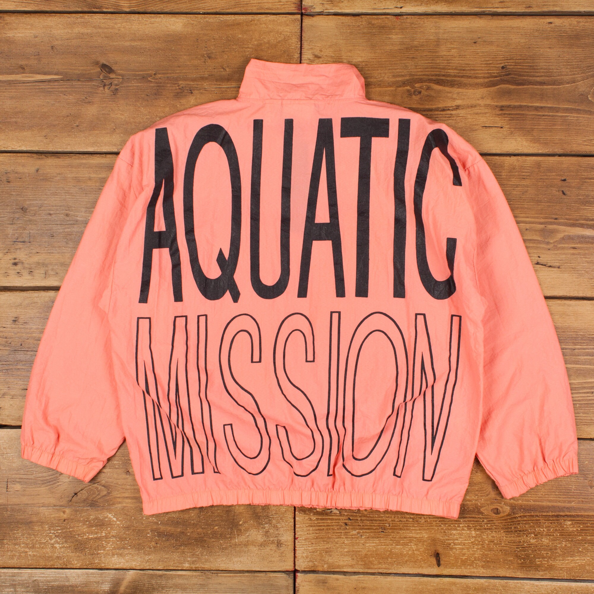 Vintage Gitano Windbreaker Jacket S 90s Pink Zip
