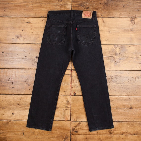 Vintage Levis 501 Jeans 32 x 30 Dark Wash Straigh… - image 2
